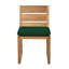 Venice Teak Patio Dining Side Chair with Cushion-162414685