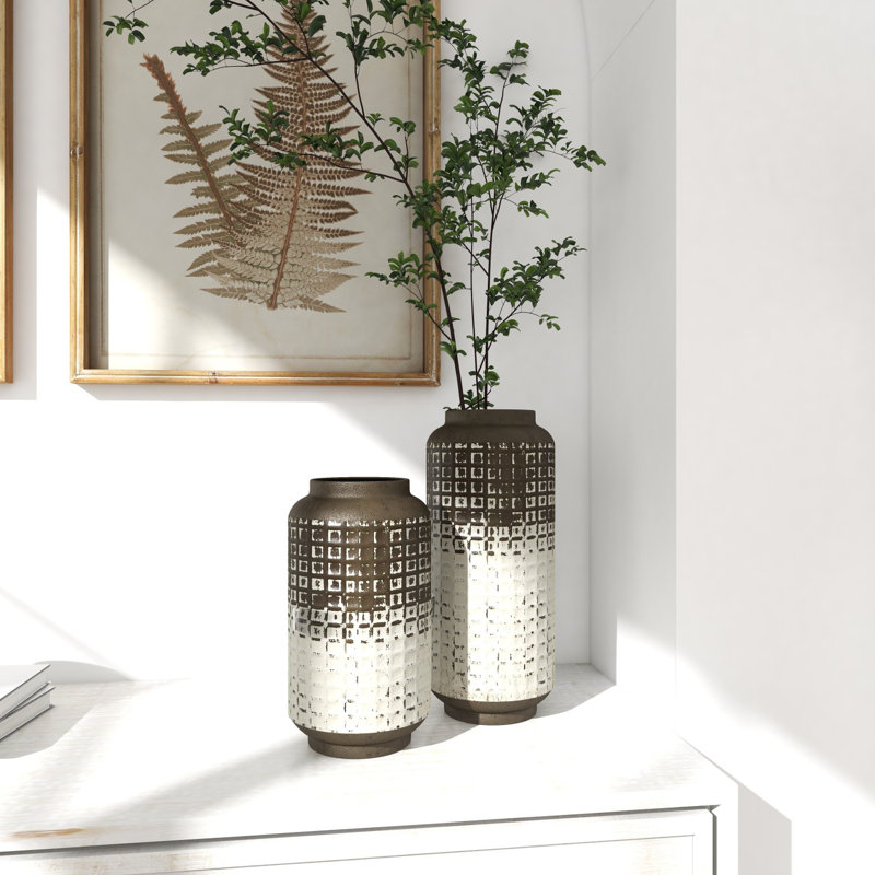 Metal Table Vase