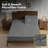 Luxurious Classic Soft Solid 1800 Series Microfiber Sheet Set, Various Colors and Sizes-533257277-432788895