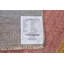 Tapis orange / gris en laine noué à la main de conception unique 5 pi 5 po x 7 pi 9 po New Age