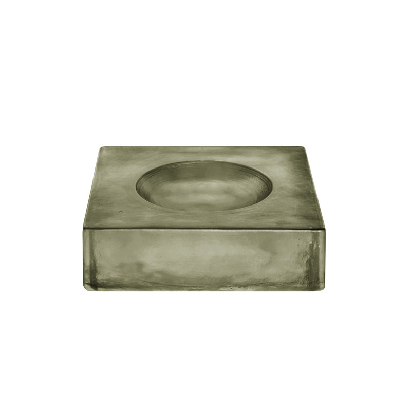 Miro Glass Catchall Muted Sage, Green