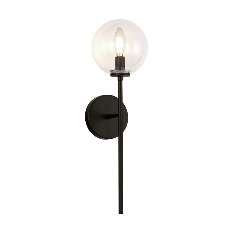 Cassia Bath Sconce, Matte Black