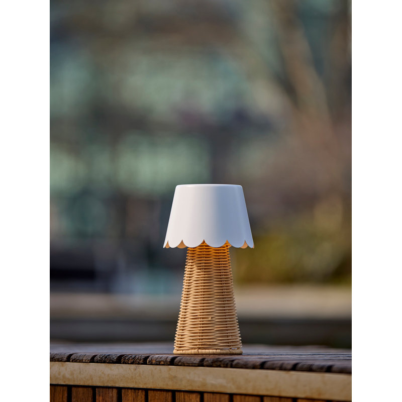 Tory LED Cordless Table Lamp- White, White