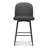 Counter Height Bar Stools Set Of 3, Upholstered Swivel Bar Stools With Back And Metal Legs, 26" Seat Height Kitchen Counter Stool Chairs With Footrest-1865985088-1877169900