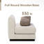 Canapé-lit modulaire en L Chenille-1650112556