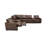 Nangonpraiton Leather Match Power Recline Sectional-1469506926