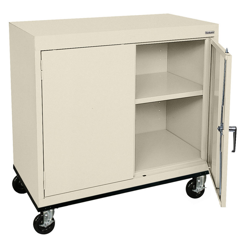 Armoire de rangement à 2 tablettes transport, Mastic