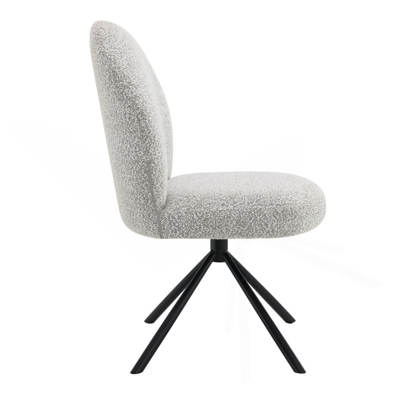 Ensemble de 2 chaises d'appoint Lawton Grey Boucle