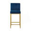 Tabouret de bar moderne avec dossier complet et pieds en fer, ensemble de 2-1024667758