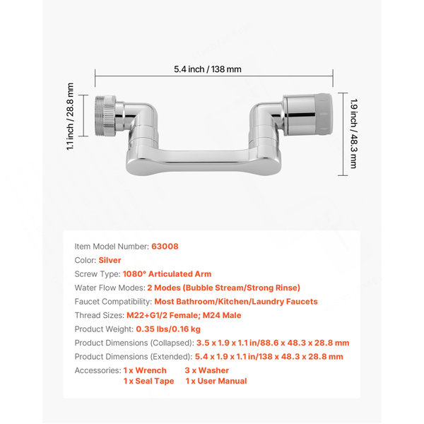 Dimensions du produit