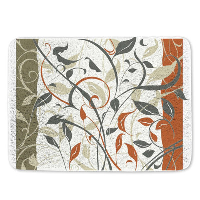 Tapis de bain en microfibre / microsuède