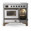 Majestic III Series 40 Inch Induction Range with 6 Induction Elements in Stainless Steel (Brass Trim)-1837201732-1837201741