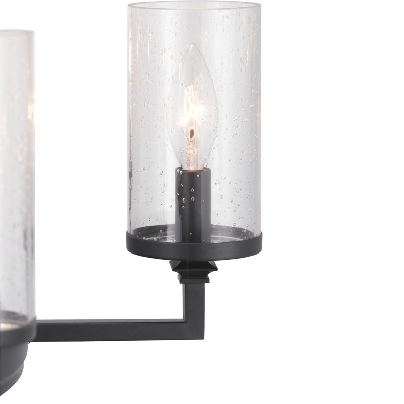 Malek 9 - Light Dimmable Wagon Wheel Chandelier, 24.87" H x 36" W, 9