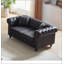 Canapé chesterfield de 63,5 po au design contemporain, canapé modulaire en tissu Tech-2114197731