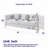 3-Seater + 2-Seater Combination Sofa