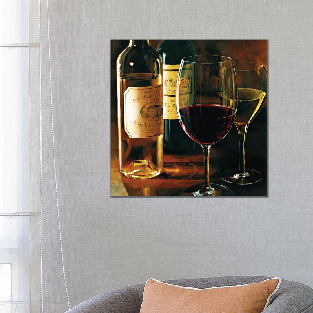 Rouge Et Blanc by Stefano Ferreri - Wrapped Canvas Print