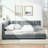 Full Size Upholstered Bed with Comfortable Backrest and Armrests-786356070