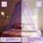 Purple Bed Canopy For Girls With Glow-In-The-Dark Stars, Princess Canopy Curtains Fits Single, Twin, Full, Queen Size Bed, Bedroom Accessories, Ceiling Tent