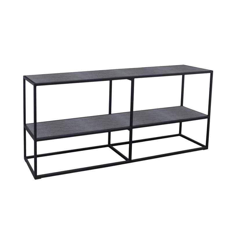 59" Volterra Concrete & Steel Console Table