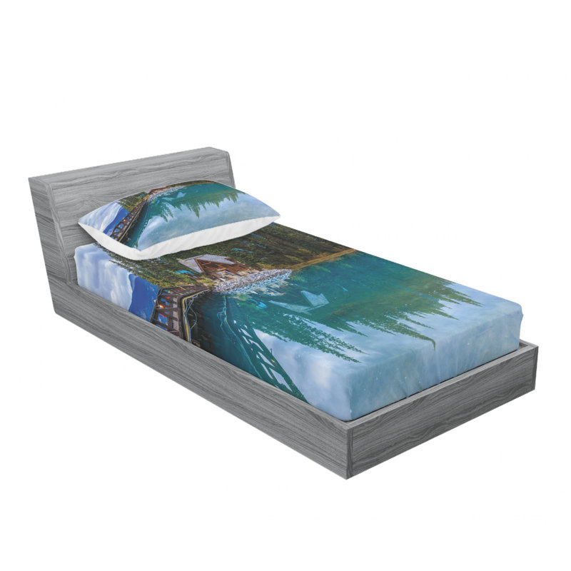 Microfiber Sheet Set, Twin Sheet Set with Fitted Sheet