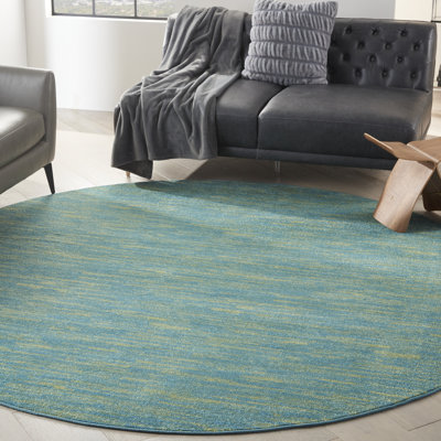Tapis bleu nautique Yolonda