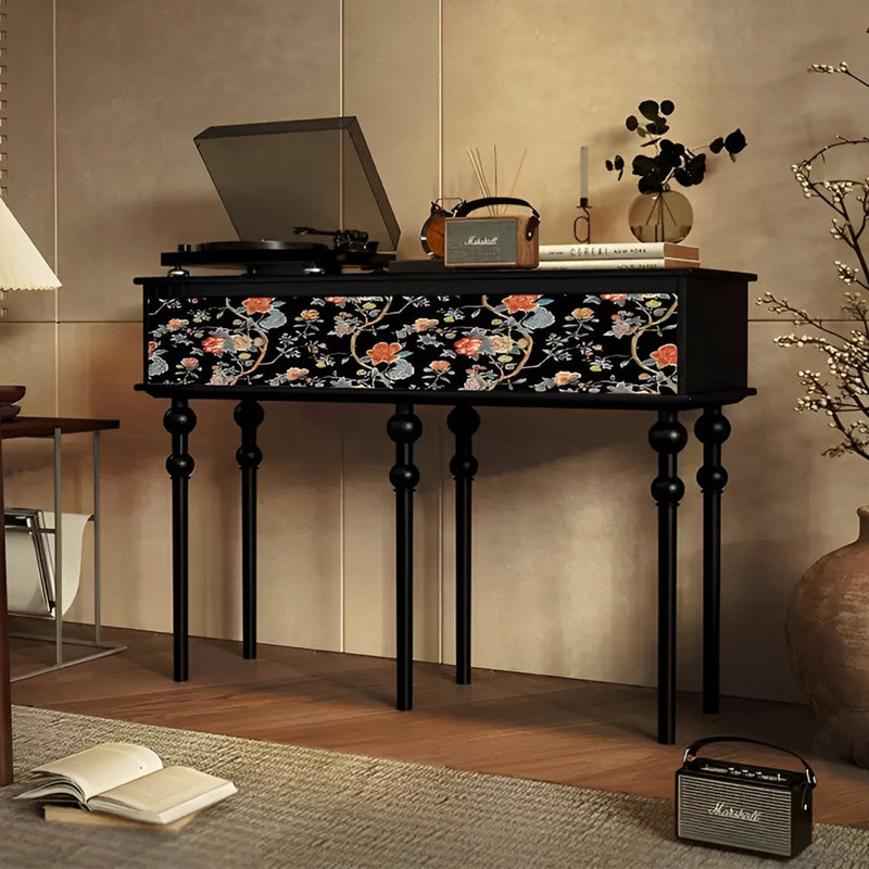 Console Retro Minimalist Art, Noir, noir, noir, noir