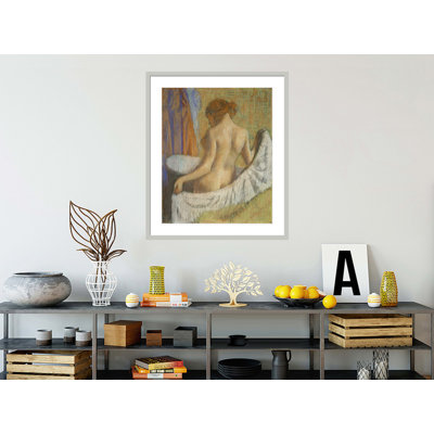 «After the Bath» par Edgar Degas, impression giclée sur cadre