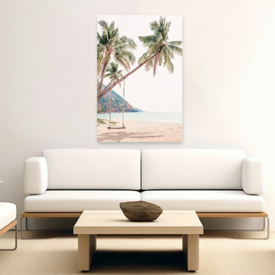Swing, plage contemporaine, art mural