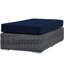 Repose-pieds d'extérieur rectangulaire Sunbrella Modway Summon-31483498