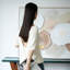 Art mural Mid-Century moderne en toile pour salon