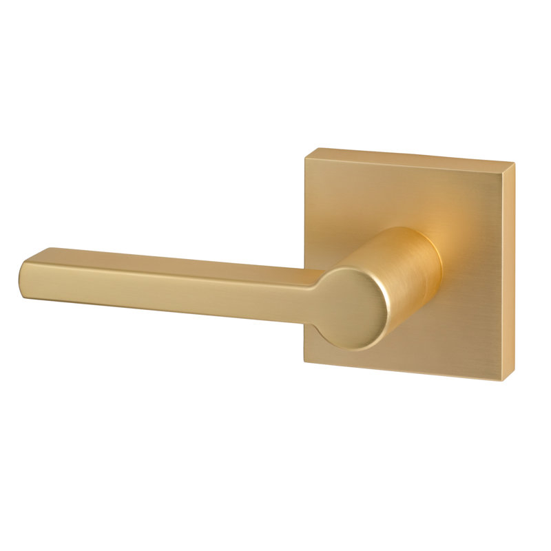 Verona Passage Lever, Satin Brass
