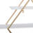 Wooden 3 Shelves Wall Shelf with Diamond Shape