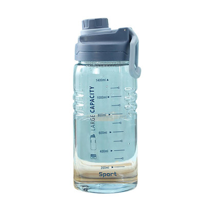 Bouteille d'eau Sports Water Cup grande capacité Bouteille d'eau Fitness Cup Kettle Outdoor 1500 ML