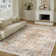 Haven Classic Persian Style Area Rug in Terracotta Orange