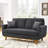 Artina 65'' Square Arm Loveseat-1936660072