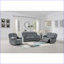 Fauteuils inclinables | Fauteuil inclinable manuel simple avec capitonnage | Velours | Gris foncé