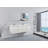 Kamaire 71 " W Wall Mounted 2 Double Vanity Bathroom Vanity With Poly Marble Top