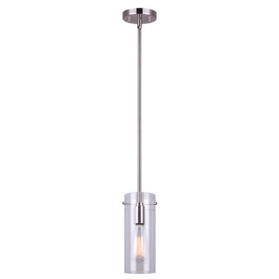 Luminaire suspendu cylindrique à 1 lumière Omak