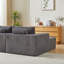 Méridienne surdimensionnée 87 po, sans assemblage requis, causeuse nuage moelleuse avec canapé-lit inclinable, fauteuil-lit moderne moelleux-2089338951