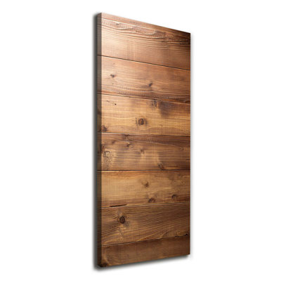 Wooden Background - Wrapped Canvas Print