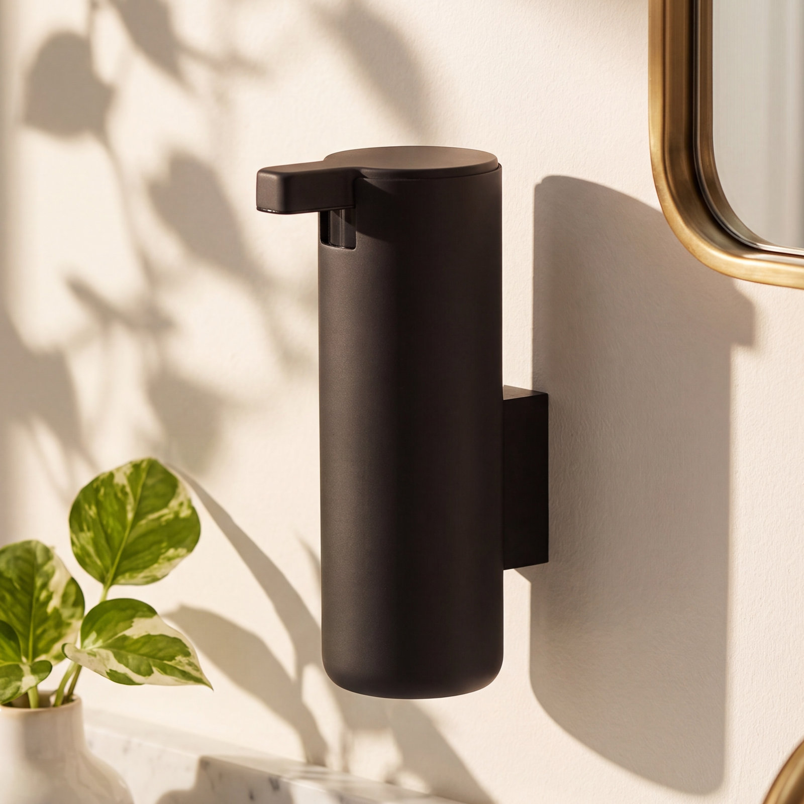 Modo Stainless Steel Soap Dispenser, Black
