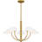 Penley 5-Light Brushed Gold Chandelier