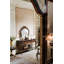 Flat Solid Wood Beveled Dresser Mirror