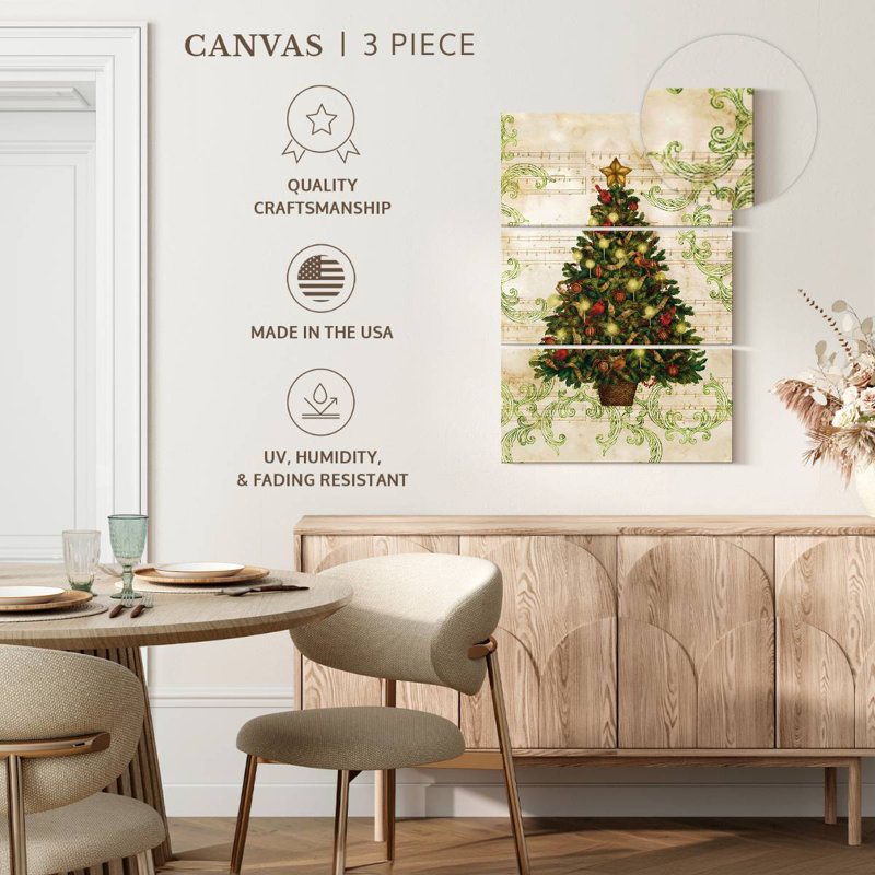 Lelend Christmas Past Tree, 57" H x 36" W