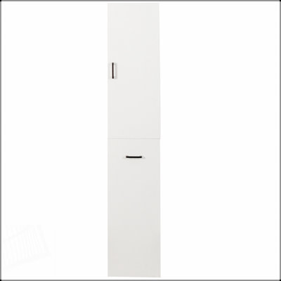 Tall Freestanding Kitchen Pantry Cabinet with 1 Door and 3 Tier Multi-Functional Pull-Out Shelves for Versatile Storage