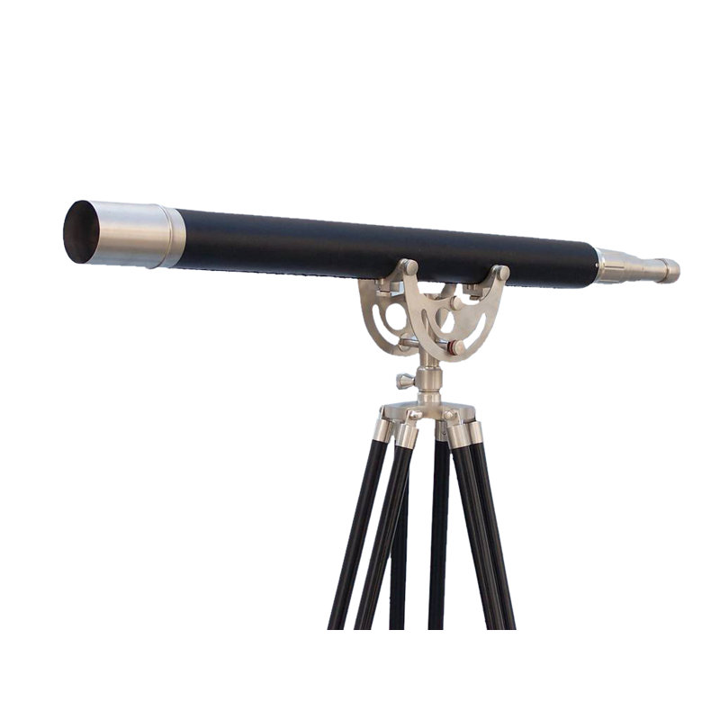 Delaware Entertainment Decorative Telescope, Black/Silver