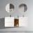 Hindel 29.6'' Double Bathroom Vanity with Ceramic Top