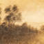 Hillside Haze VIII Painting by Aileen Fitzgerald