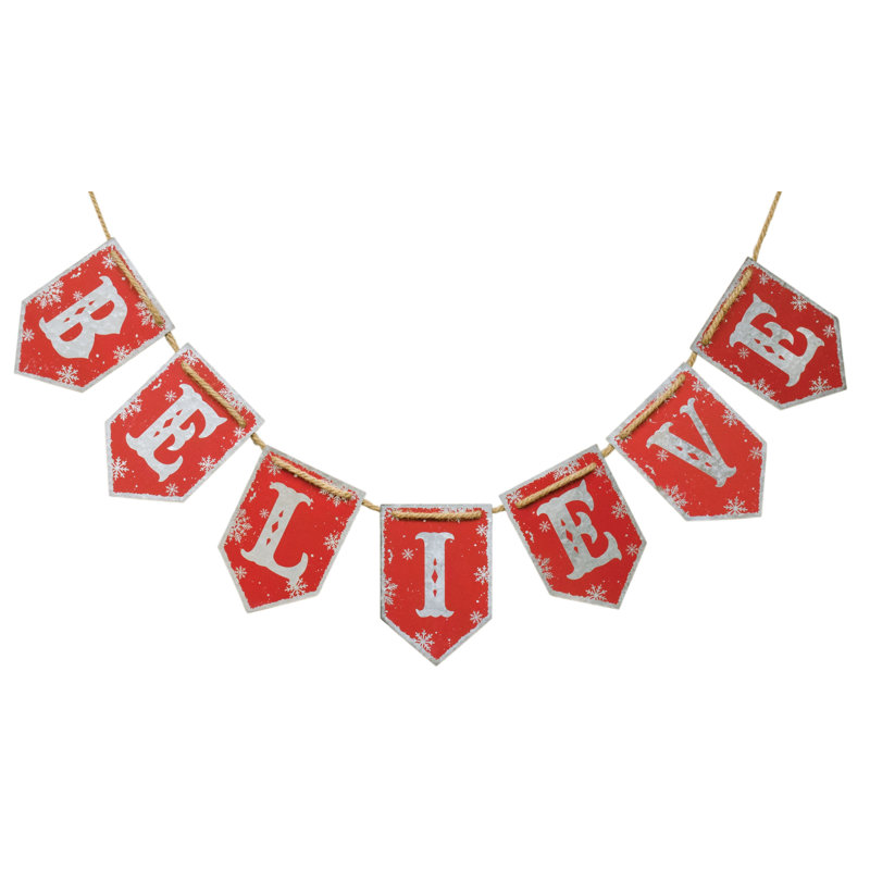 Guirlande fantaisie 3,2 'Red Pennant