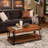 Tindal 48" W Solid Wood Rectangular Coffee Table-30726145